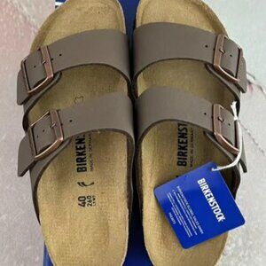 Birkenstock Arizona Taupe Narrow Sandals Classic Two-Strap Design